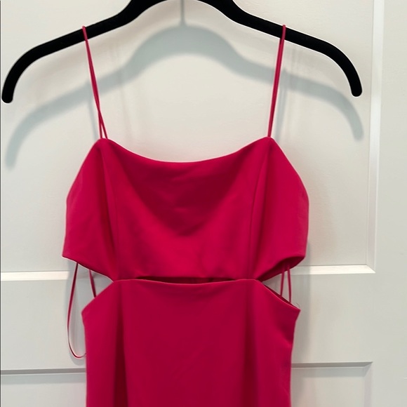 New York & Company Magenta Spaghetti Strap Sheath Dress - Picture 4 of 6